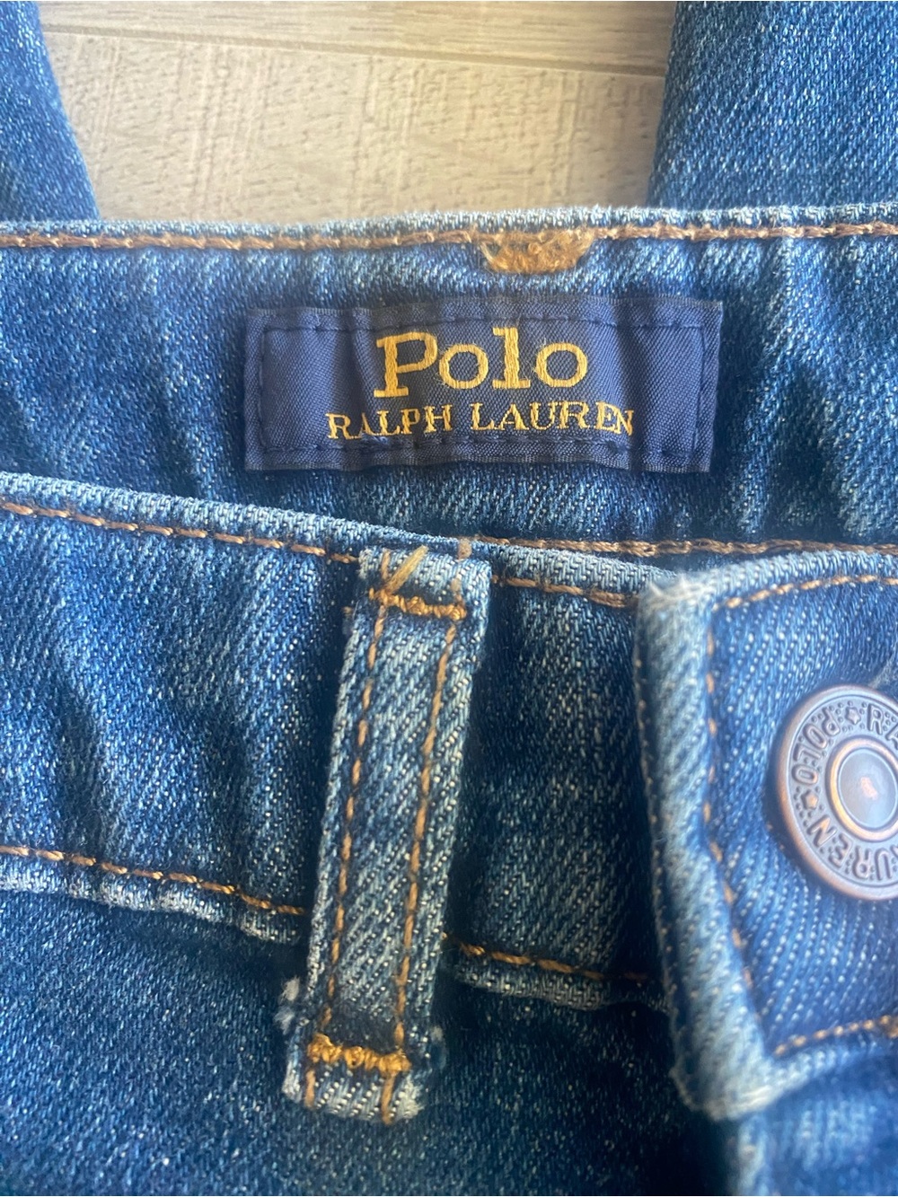 Polo by Ralph Lauren Girls Flared Blue Denim Jeans